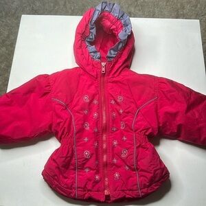 Vintage 12m osh kosh b”gosh winter pink jacket made in India